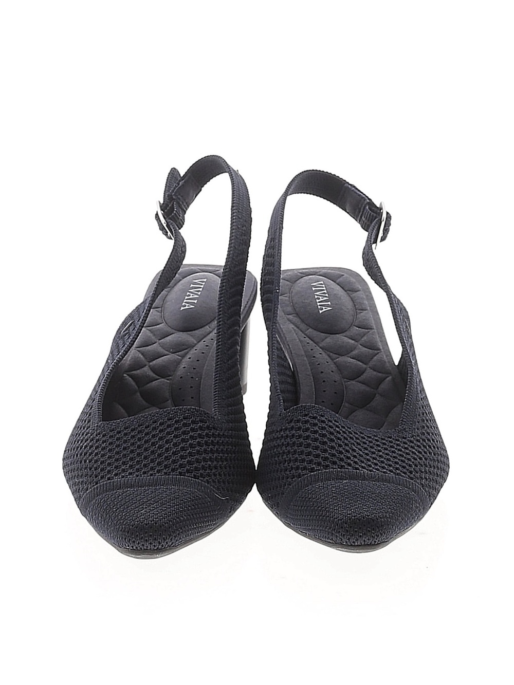 Vivaia Black Slingback Knit Pointed-Toe (Leah Pro) - Picture 8 of 9